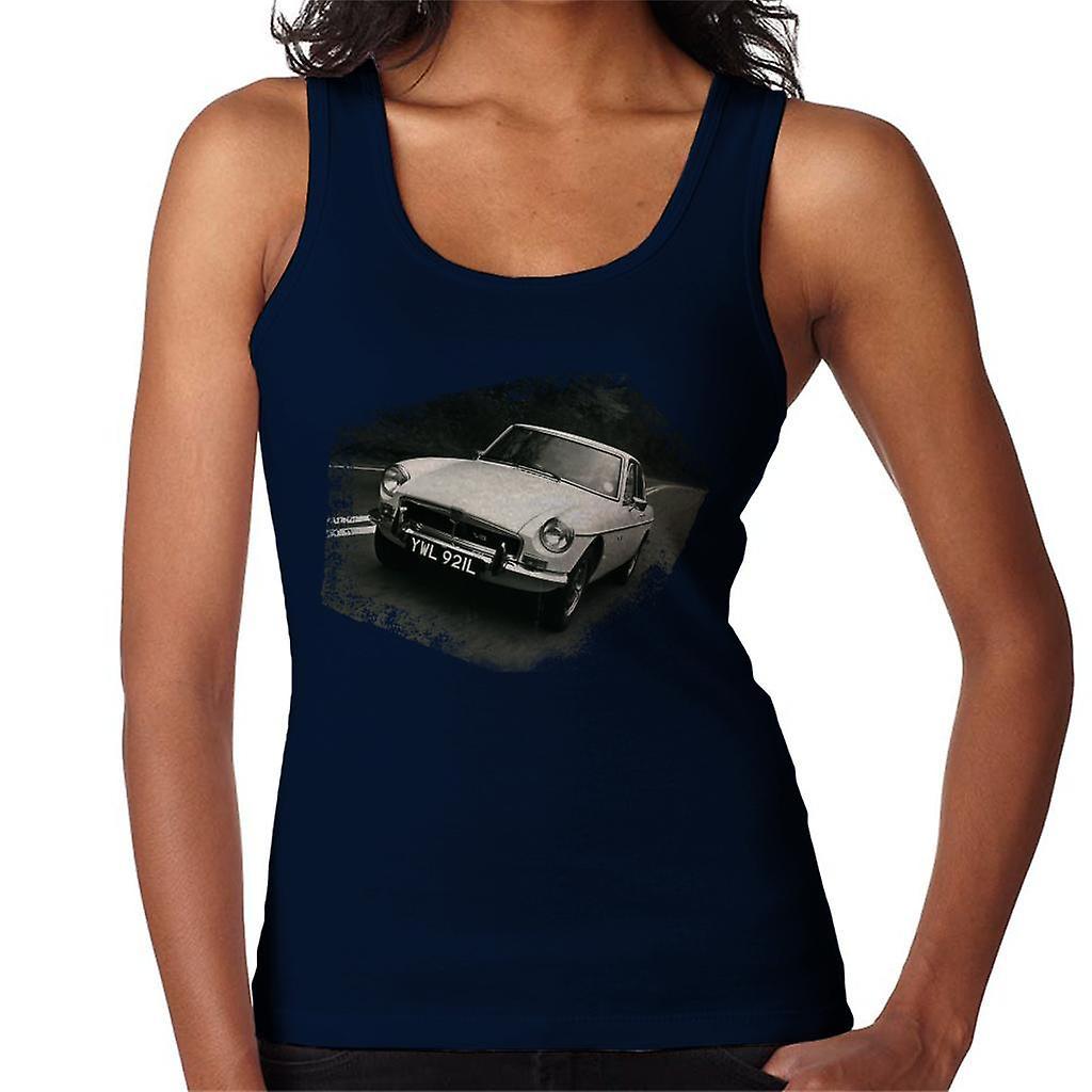 MG On The Road British Motor Heritage Women's Vest Navy Blue XX-Large