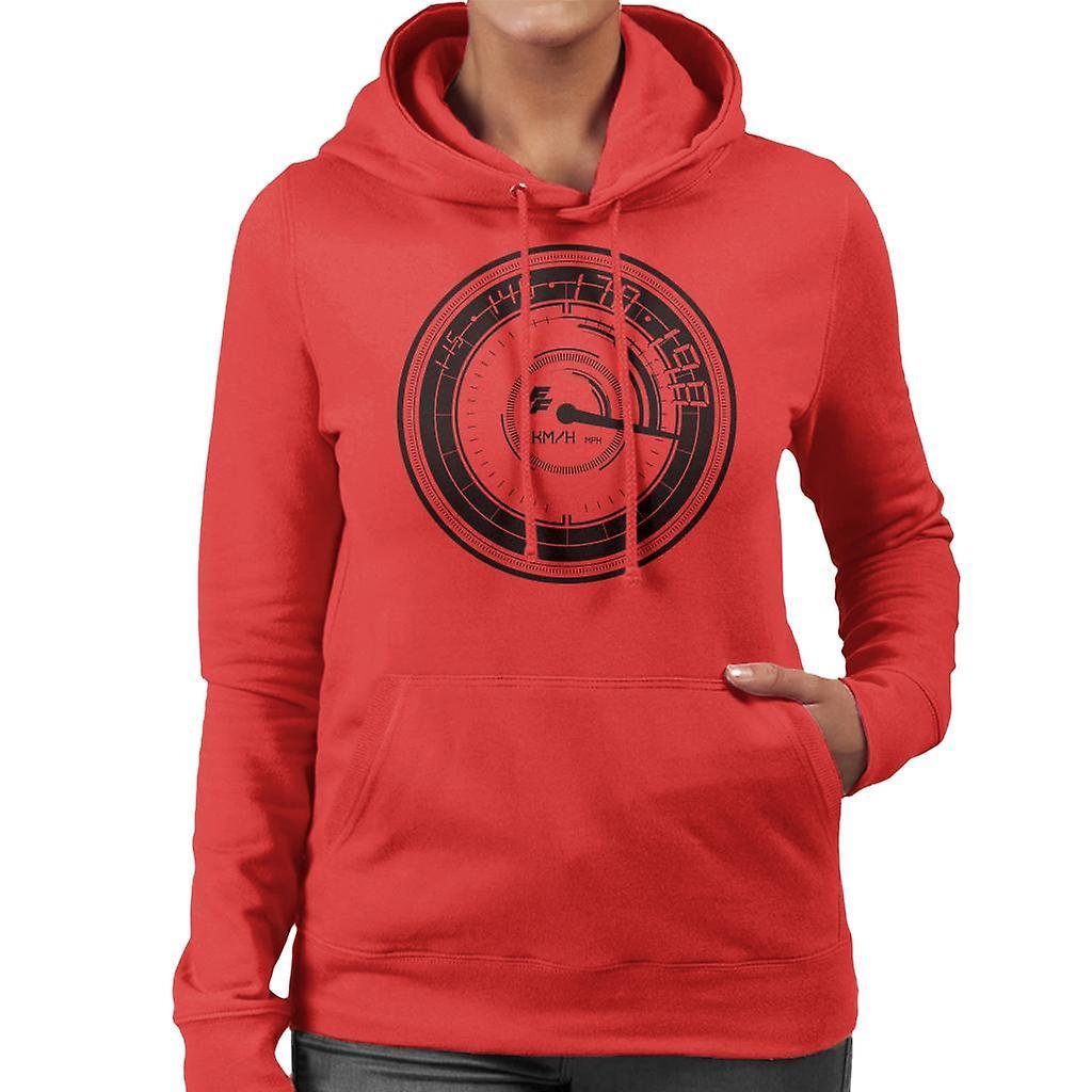 Fast & Furious Fast and Furious Speedometer Women's Hooded Sweatshirt Red X-Large