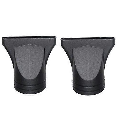 Ersam Pack of 2 Black Professional Plastic Hair Dryer Diffuser, Dryer Nozzle Wide Design Plastic Hair Dryer Nozzle