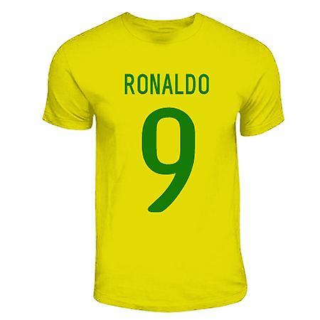 Gildan Ronaldo Brazil Hero T-shirt (yellow) XLB (12-13 Years)