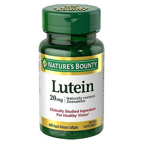 Nature's Bounty Natures Bounty Lutein, 20 mg, 40 sgels (Pack of 1)