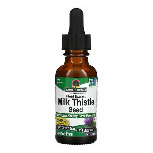 Nature's Answer Milk Thistle, ALCOHOL FREE, 1 OZ (Pack Of 1)