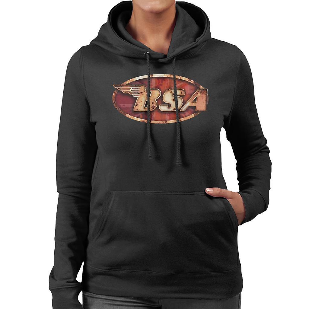 BSA Copper Logo Women's Hooded Sweatshirt Black Small