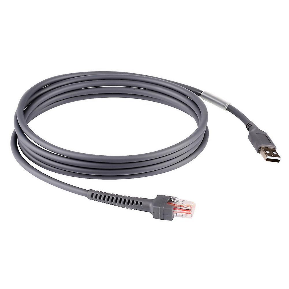 Hopeup 1.8m High Speed USB 2.0 A Male to RJ45 Cable for Symbol Barcode Scanner LS2208