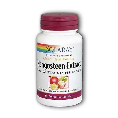 Solaray Mangosteen Extract,500 mg ,60 Caps (Pack of 1)