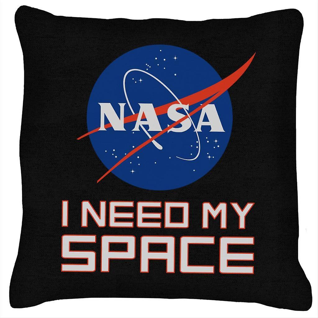 NASA I Need My Space Cushion Black 40 x 40cm