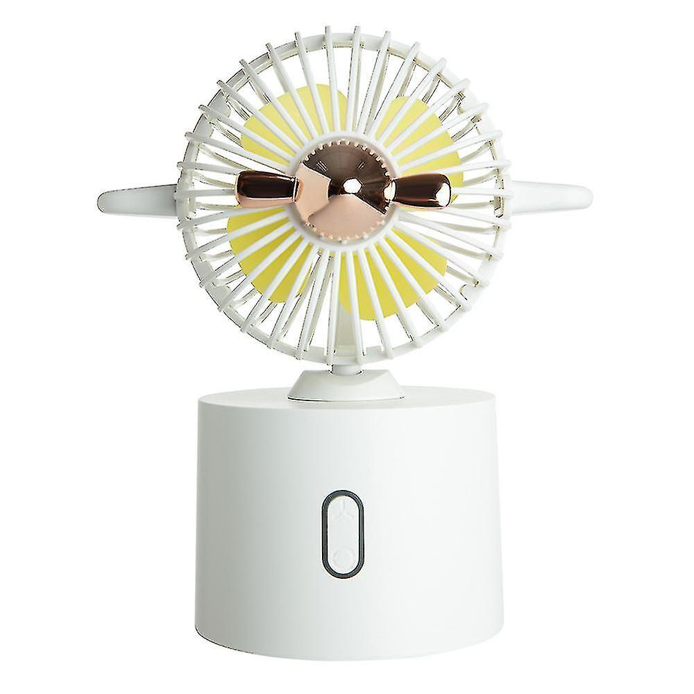 Tianzun Mini Usb Desktop Fan, Quiet Portable Cooling Personal Fan (white)