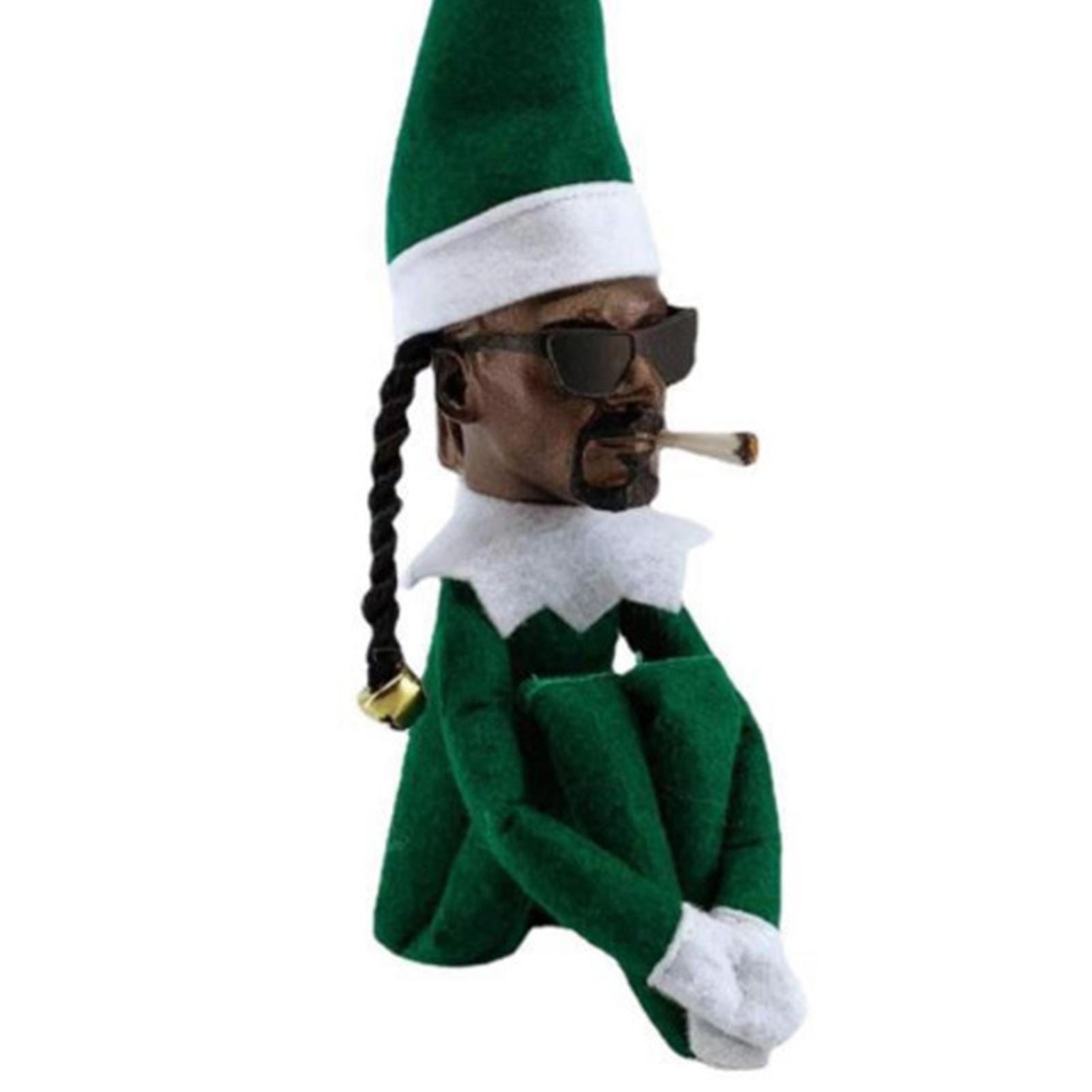 Leadrop Funny Resin Sculpture Widely Use Green Pop Snoop Dogg Realistic Doll Figurine for Home