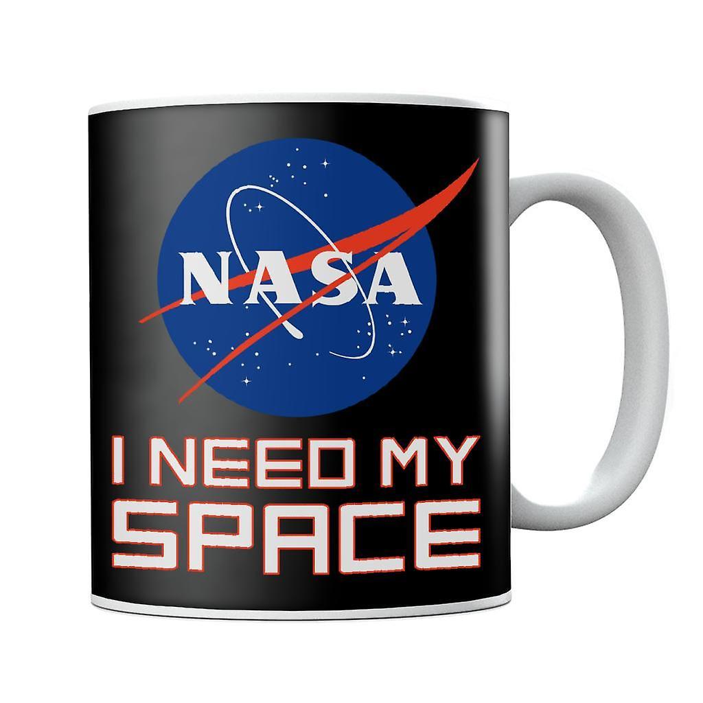 NASA I Need My Space Mug Black 10oz