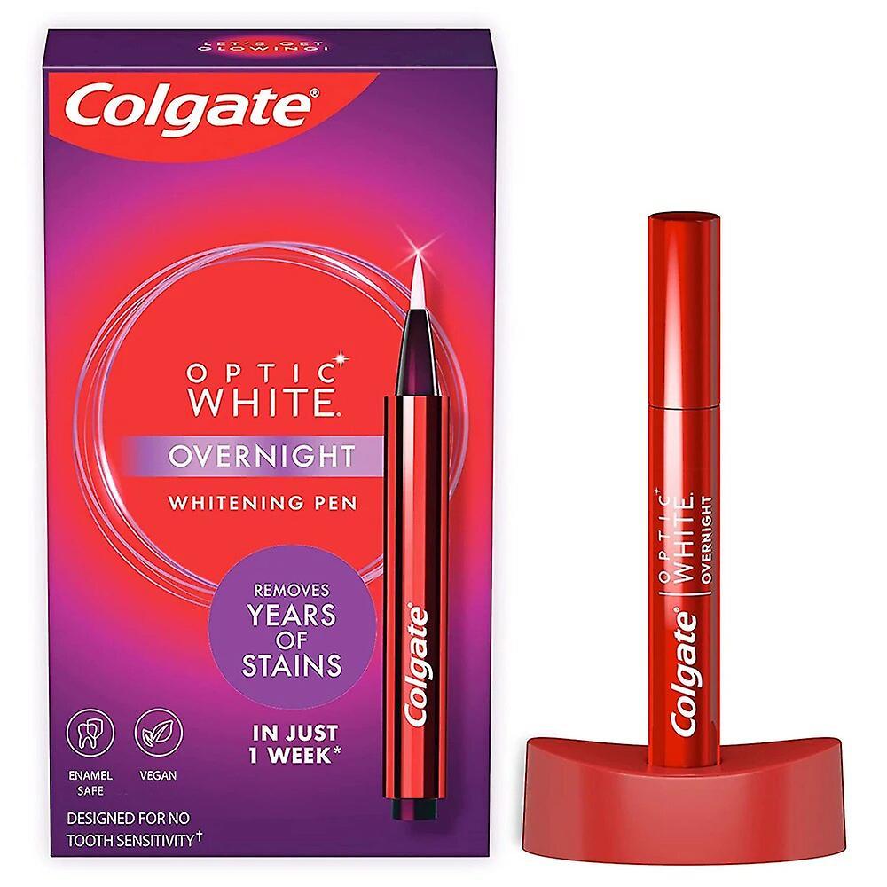 Eccpp Colgate Optic White Overnight Whitening Pen Pro Series Pencil Dental Stains Plaque Remover Gel Max Whiter Instant For Teeth One Pen