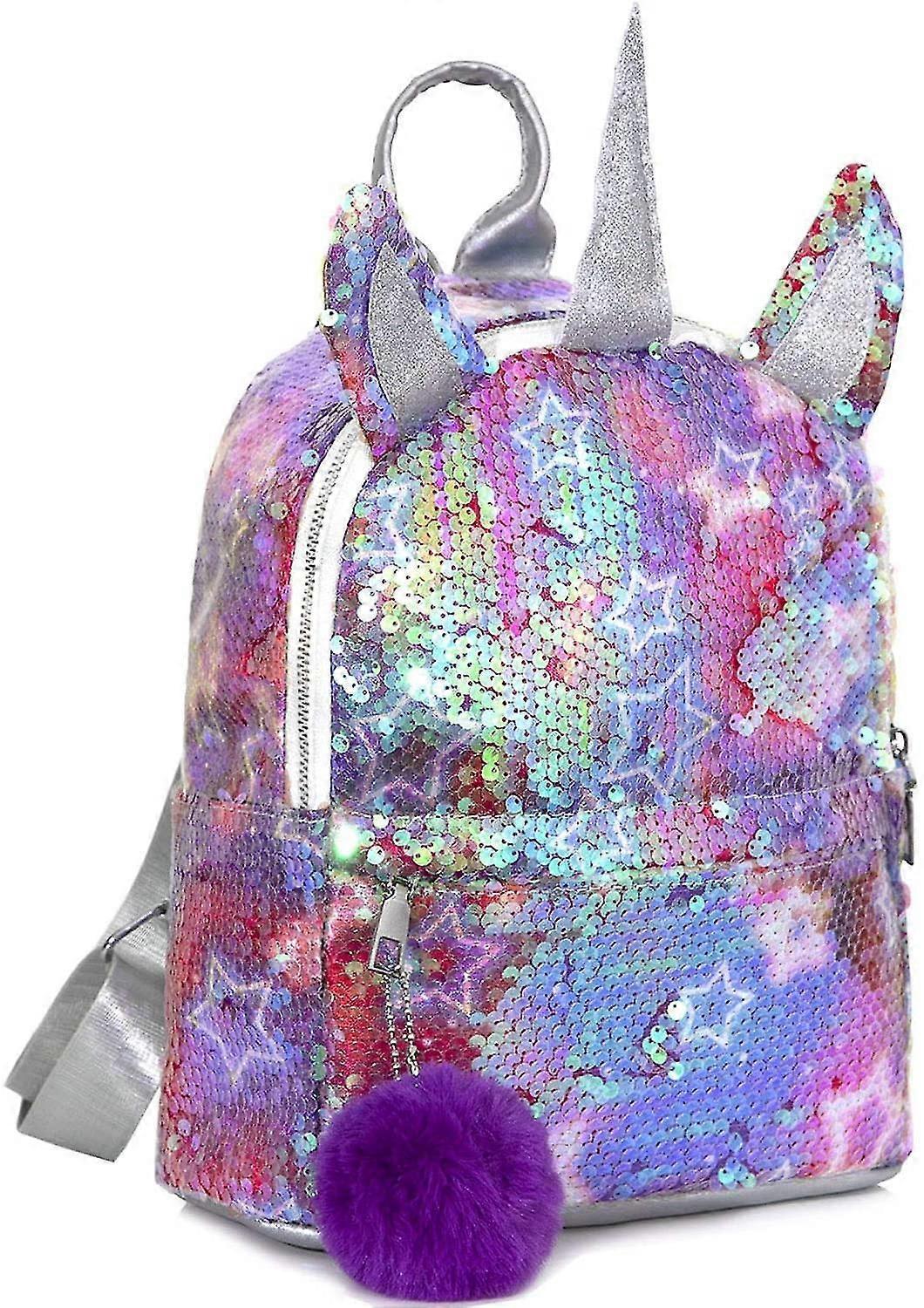 Zhiyi Girls Sequin Backpack, Unicorn Backpack Girl Sequins Schoolbag For Girls,fashion And Durable Travel Backpack For Kids,girls Style2