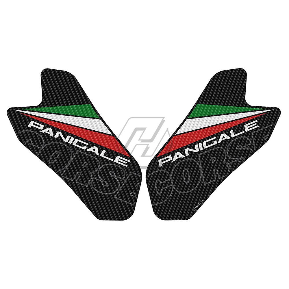 Visgaler For Ducati Panigale 899 959 1199 1299 V2  Motorcycle Anti-slip Knee Grip Decals Side Tank Pad Sticker Black