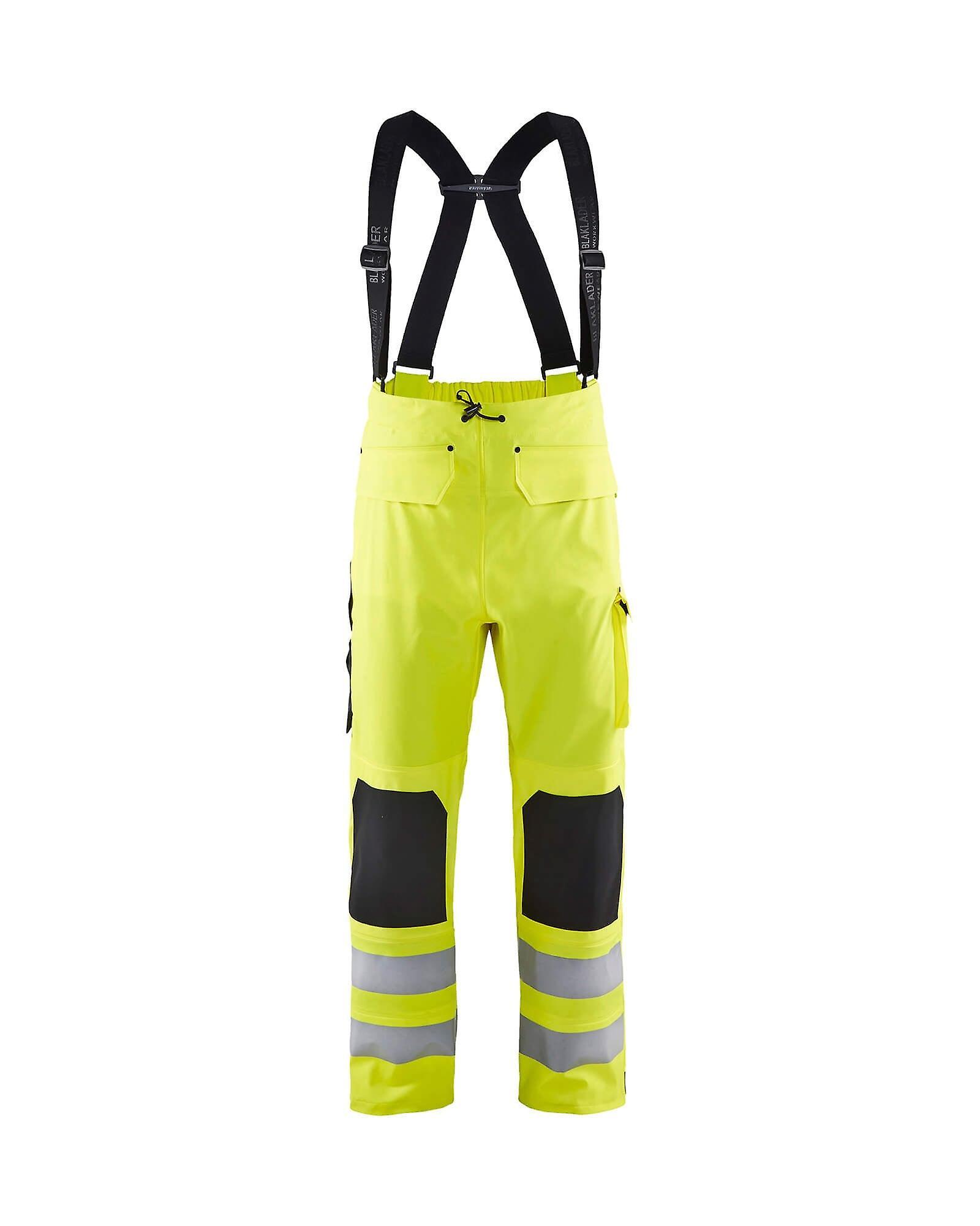 Blaklader 1302 hi-vis rain trousers - mens (13022003) Yellow M