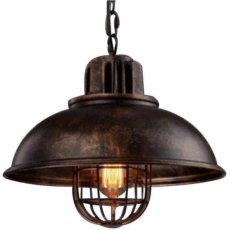 Bxs Pendant Light Chandelier - Vintage Industrial Lamp with Metal Shade, Loft Style