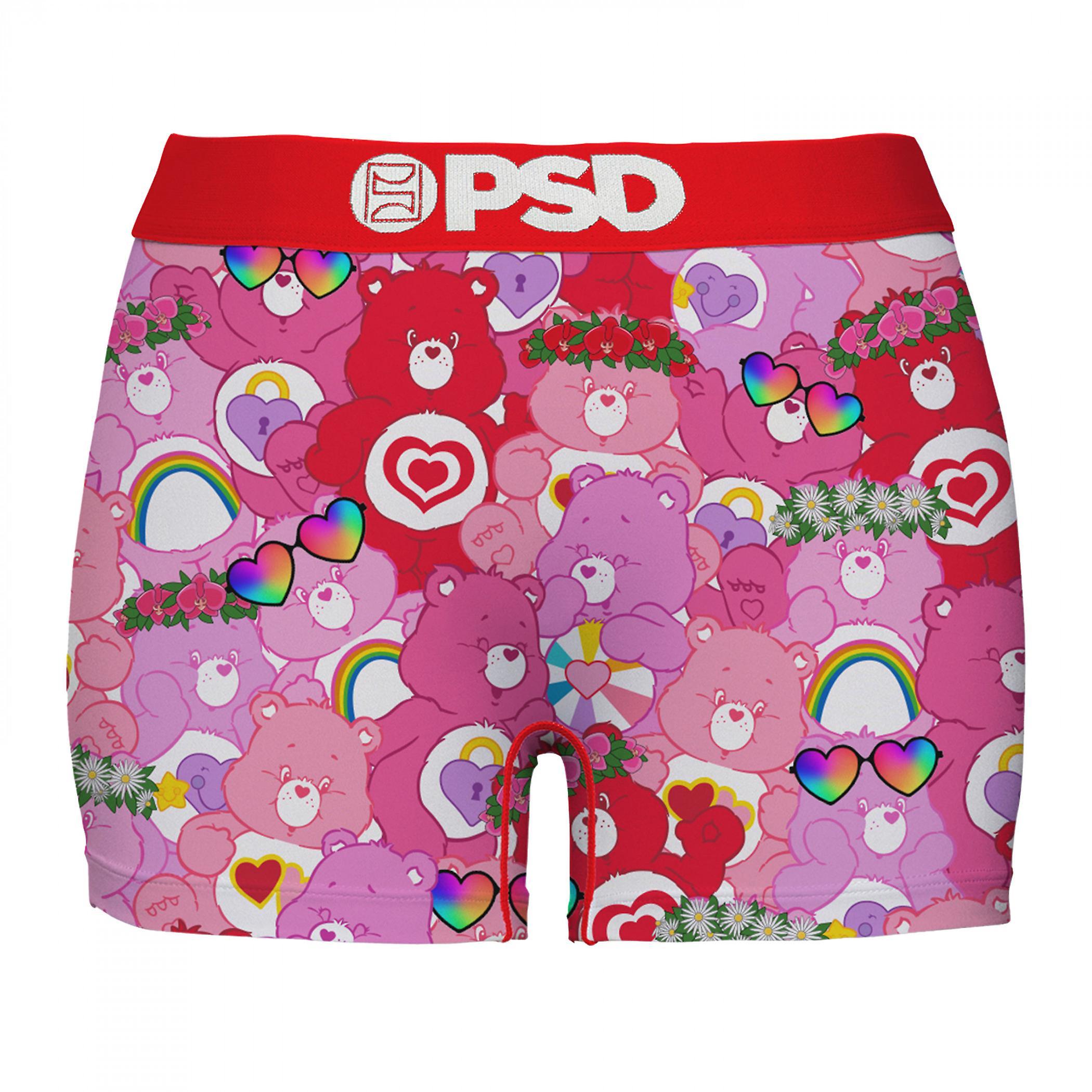 Cartoons Care Bears XOXO PSD Boy Shorts Underwear Multi-Color X-Large