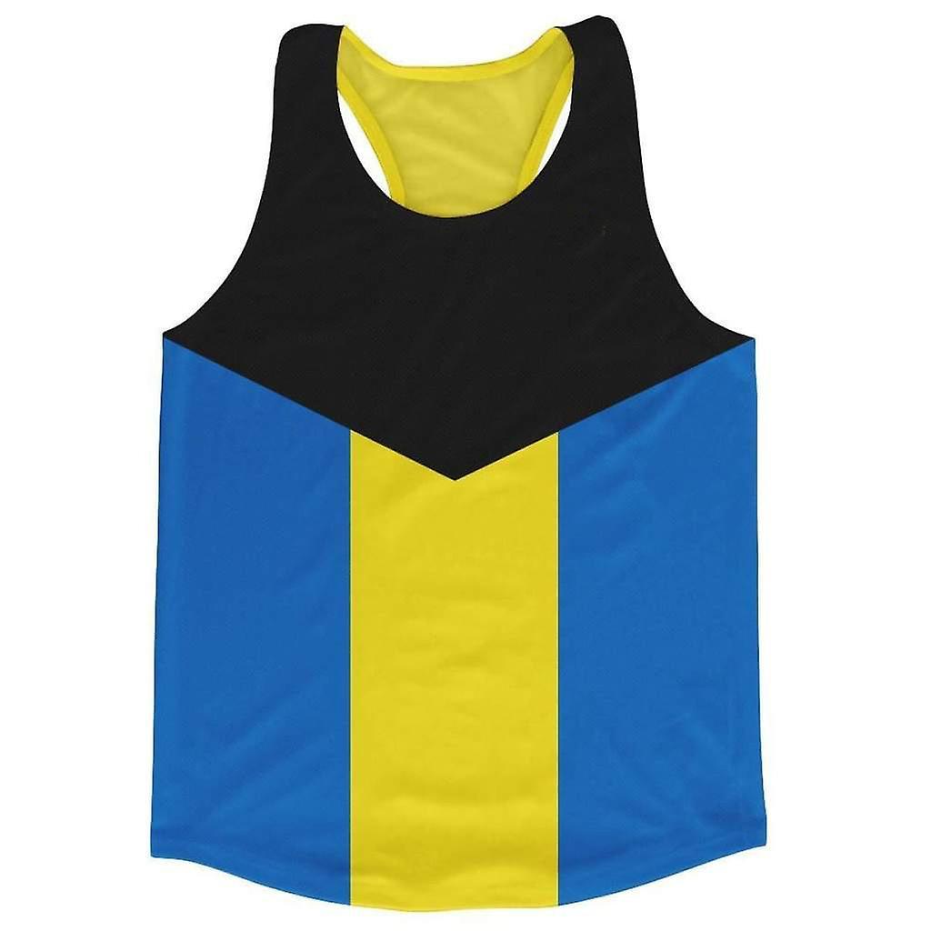 Airo Sportswear Bahamas Flag Running Vest Blue Medium 38-40 inch Chest (96-104cm)