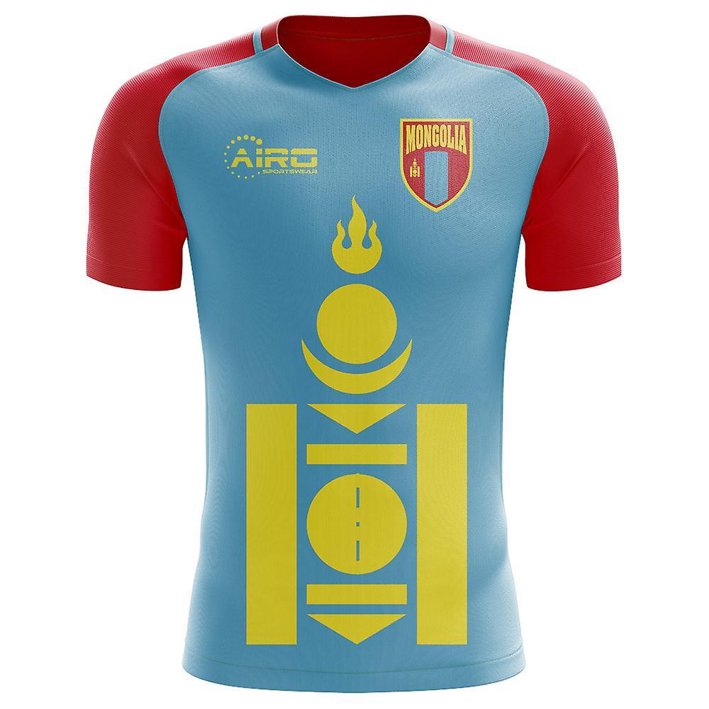 Airo Sportswear 2024-2025 Mongolia Home Concept Football Shirt Blue L