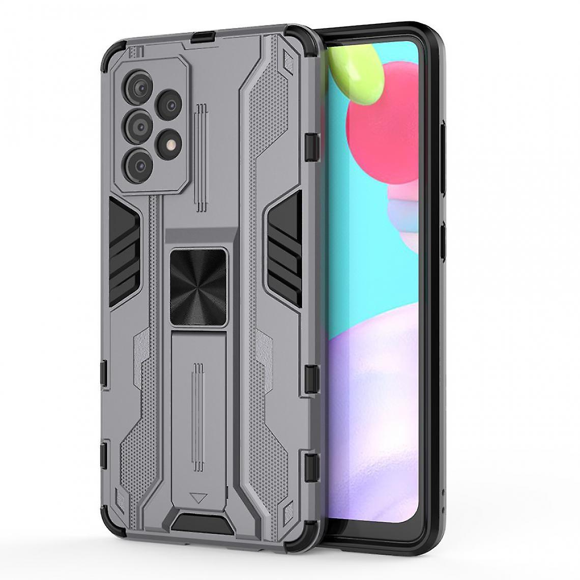 Sitabo Shockproof Tpu Case With Gray Kickstand For Your Samsung Galaxy A52 4g/5g