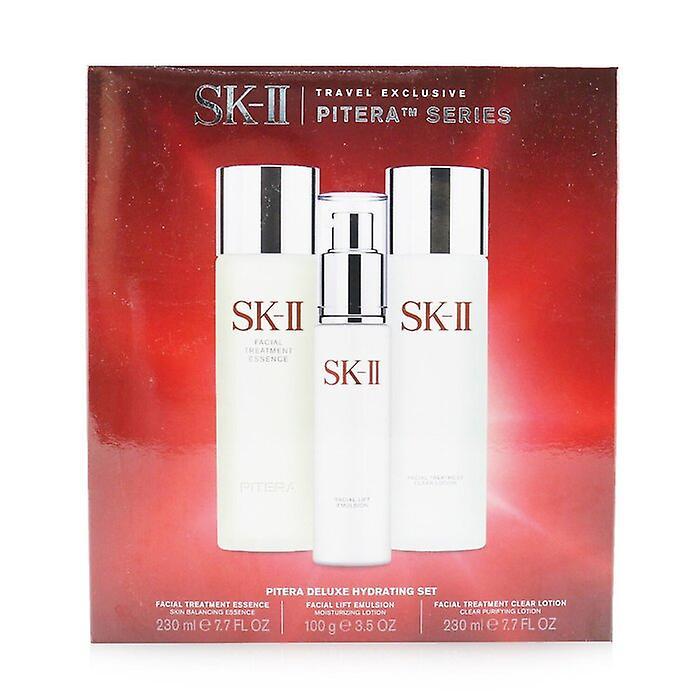 Sk Ii Pitera Deluxe Hydrating  3-pieces Set: Facial Treatment Essence 230ml + Facial Lift Emulsion 100g + Facial Treatment Clear Lotion 230ml - 3pcs