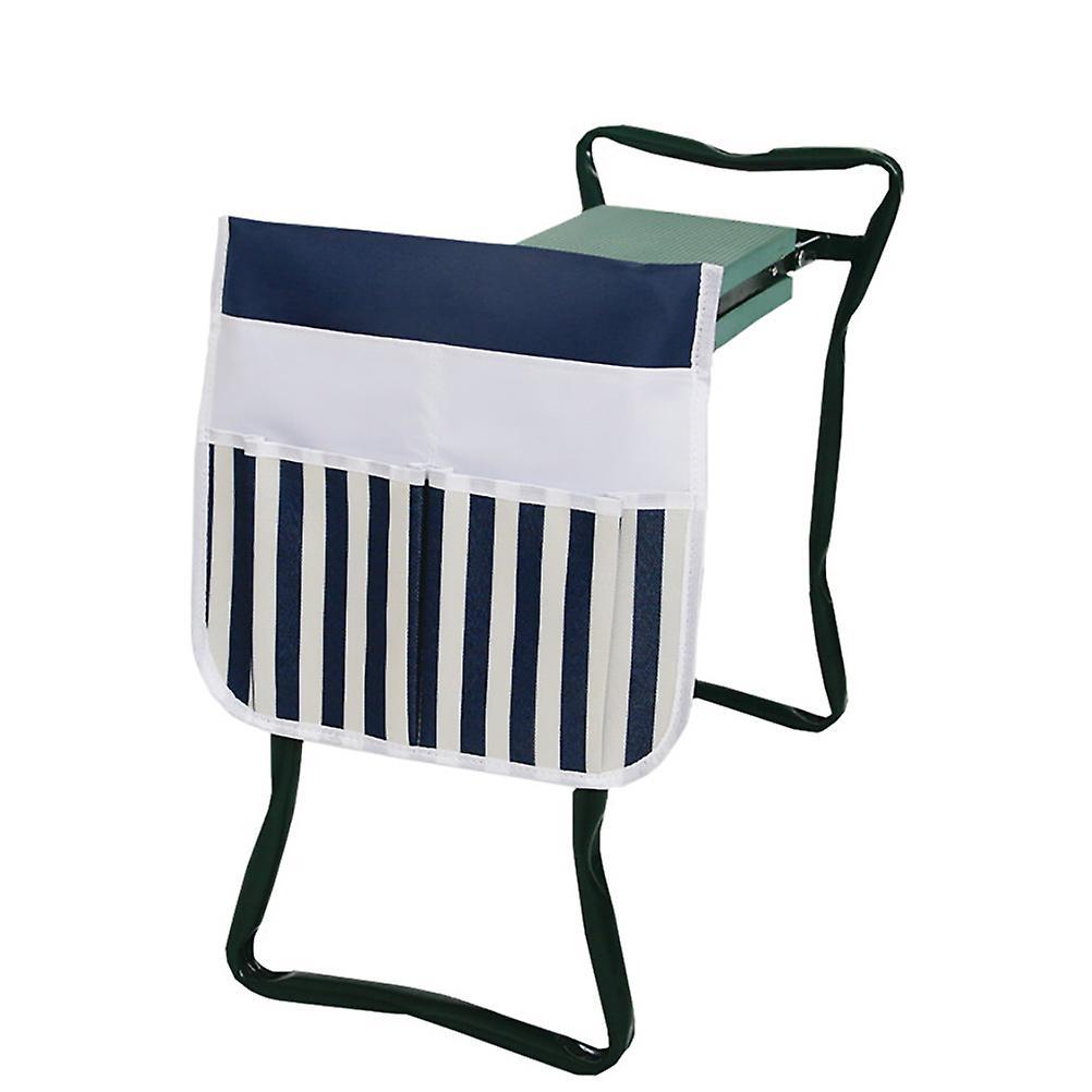 Aespa Garden Kneeler Seat Stool with Tool Bag Foldable Garden Kneeler Tool Bags Outdoor Work Portable Storage Seat Bag