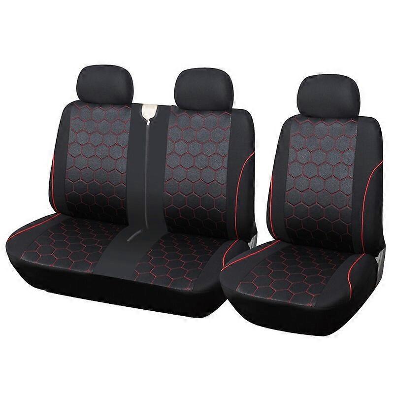 Cushions 1+2 Seat Covers Car Seat Cover for Transporter for Ford Transit Van Truck Lorry for Renault for Peugeot for Opel REAR PART