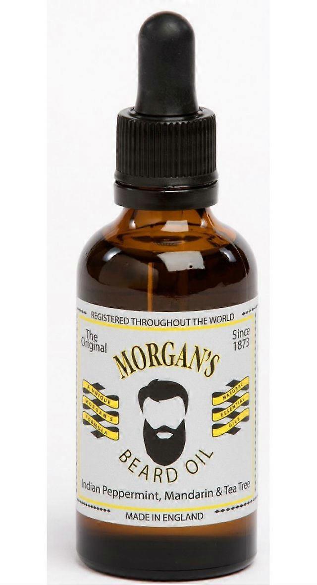 Morgan's Beard Oil with Indian Peppermint Oil, Mandarin Oil, Tea Tree Oil 50ml Standard Size