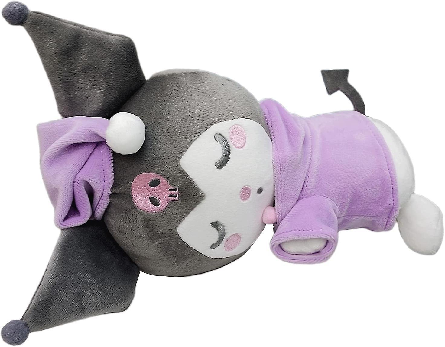 Ubiuo Kuromi Plush Toy Kawaii Kuromi Plush Doll Cute Cartoon Kuromi Sleep Plush Toys Anime Stuffed Soft Plushies Gifts For Children,purple,7.09 Inch