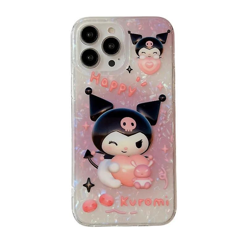 Hcankcan Sanrio Kuromi iPhone14 Pochacco Cinnamoroll Mobile Phone Case Anime Cute Protective Shell 13 12 11 Plus Pro Max Toys For Girls 4 iPhone11