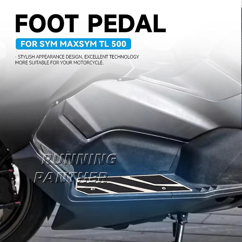 Scitoo New TL500 Motorcycle Accessories Stainless steel Rear Footboard Steps Foot Plate Footrest Pedal For SYM MAXSYM Maxsym TL 500 China