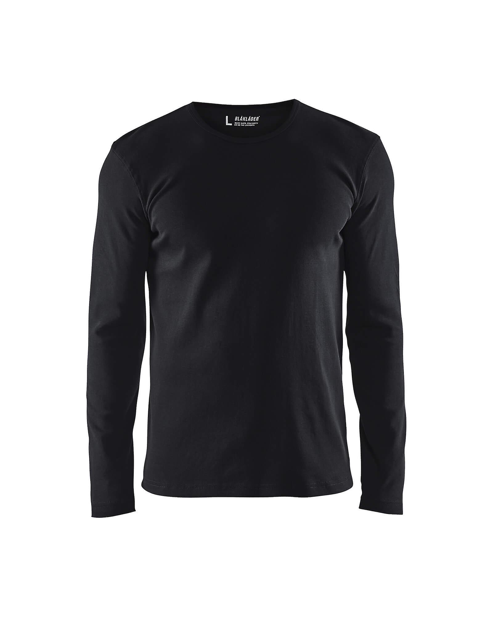 Blaklader 3314 long sleeve t-shirt - mens (33141032) Black Xl