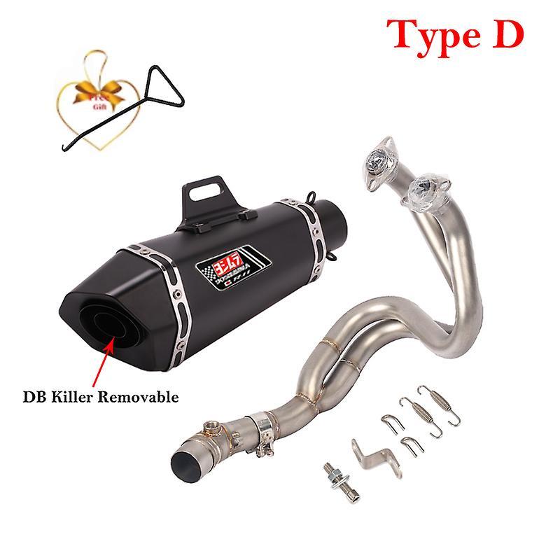 Loerss Full System Yoshimura For Kawasaki Er6n Er6f Versys 650 Z650 Ninja650 Motorcycle Exhaust Escape Db Killer Front Mid Link Pipe Type D