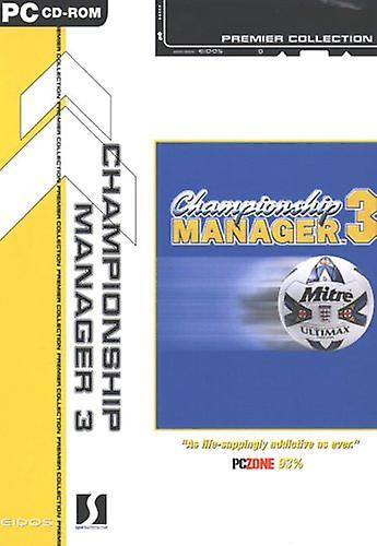 Championship Manager 3 (PC CD) - PAL - New & Sealed