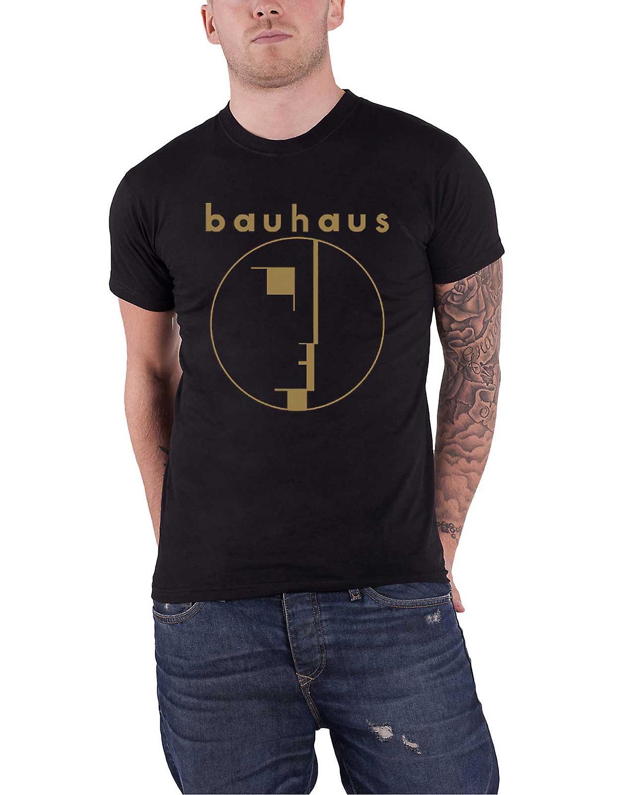 Bauhaus Merch Bauhaus T Shirt Spirit Band Logo Gold new Official Mens Black M