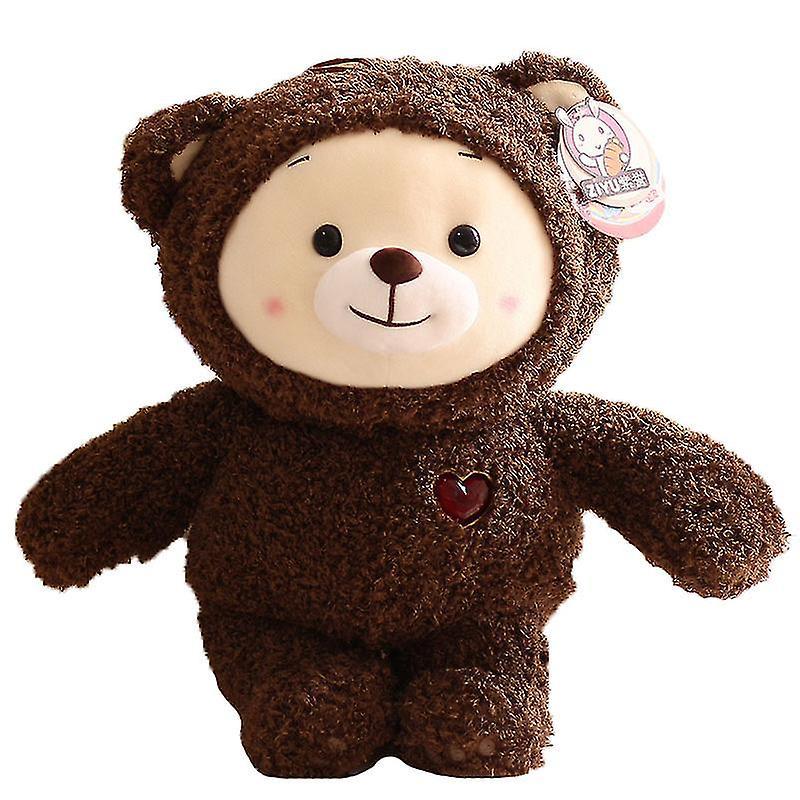 Bhtv 25-38cm Rainbow Ruby Teddy Bear Plushie Toys Stuffed Soft Plush Cartoon Animal Bear Elephant  Dolls For Kids Birthday Gifts