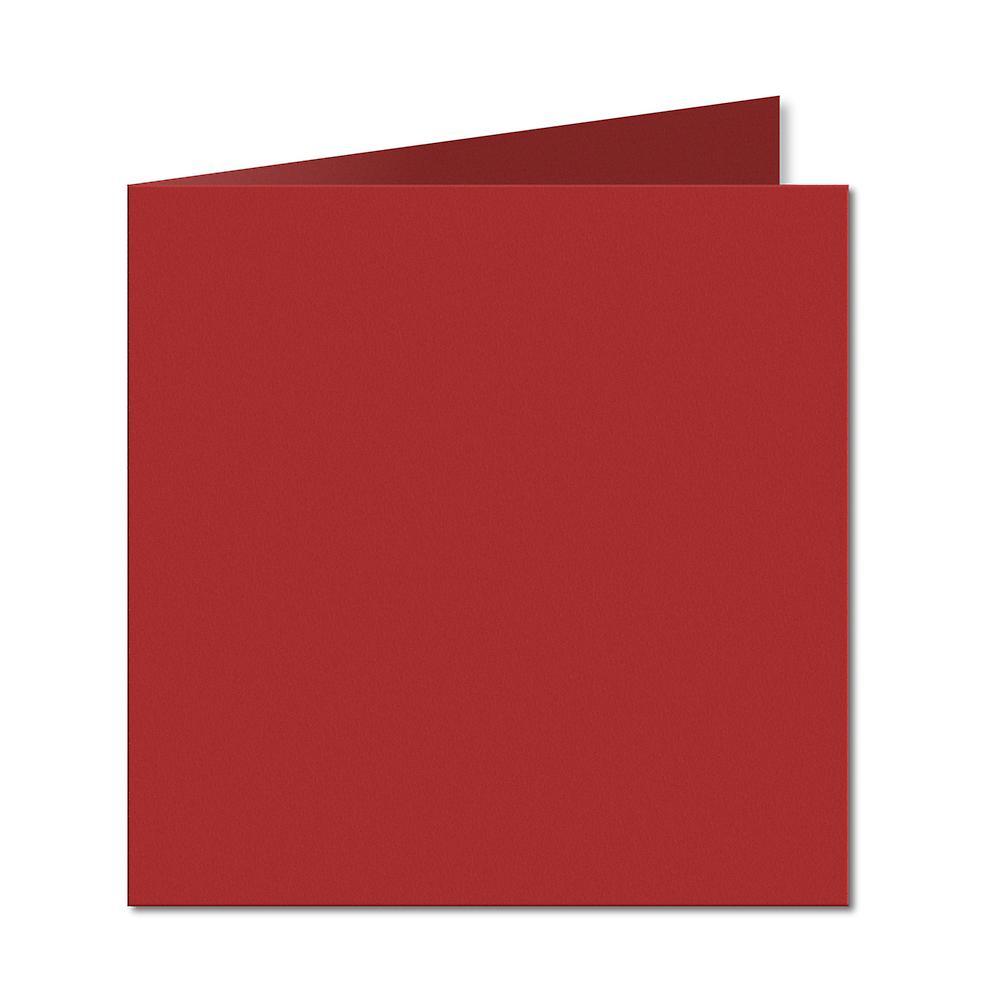 ColorSono Chilli Red. 297mm x 420mm. A4 (Long Edge). 235gsm Folded Card Blank. 50