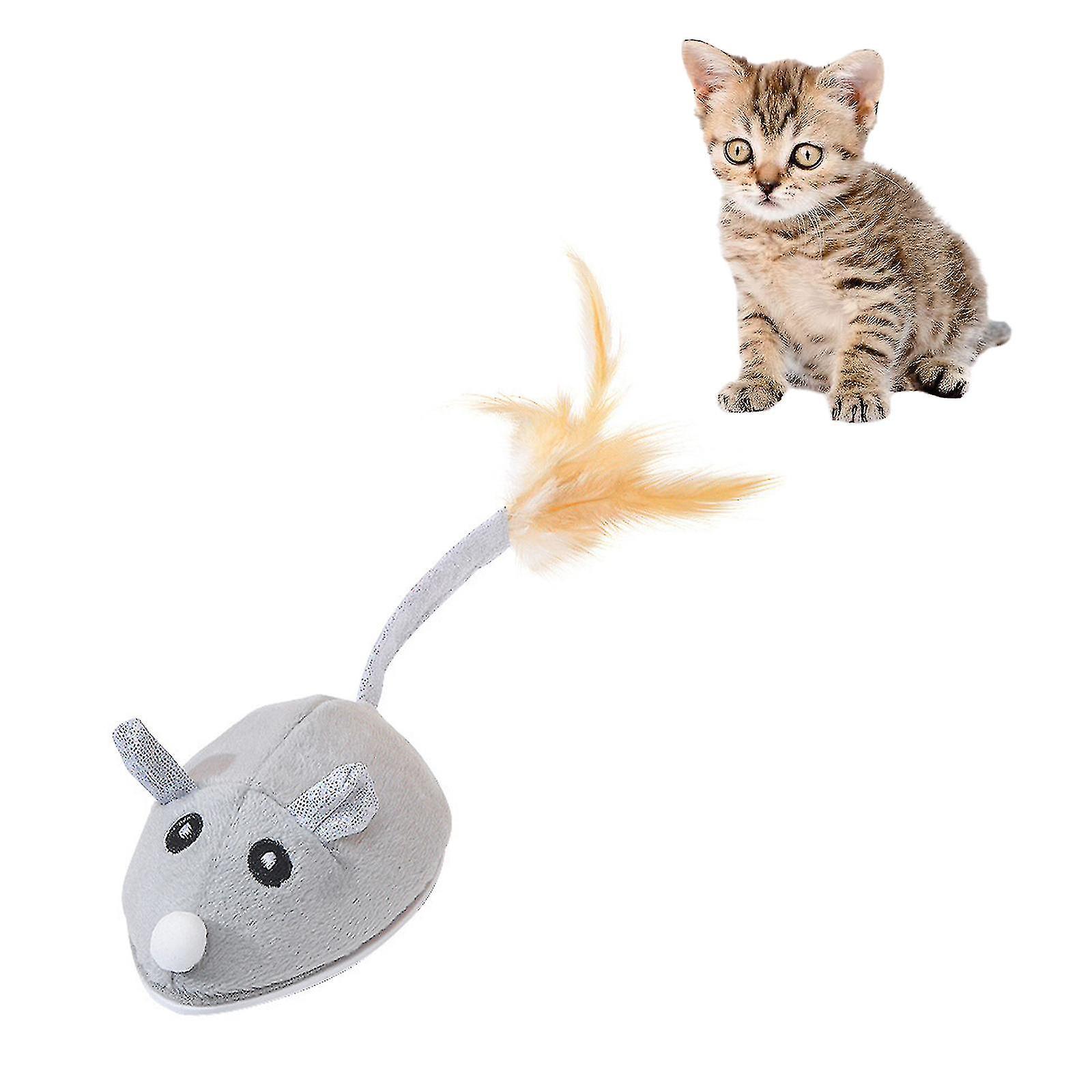 Wfuo Mouse Toy Interactive Cat Mouse Toys,automatic Robotic Mice Toy,electronic Electric Ball Toy For Indoor Cats/kittens,usb Rechargeable