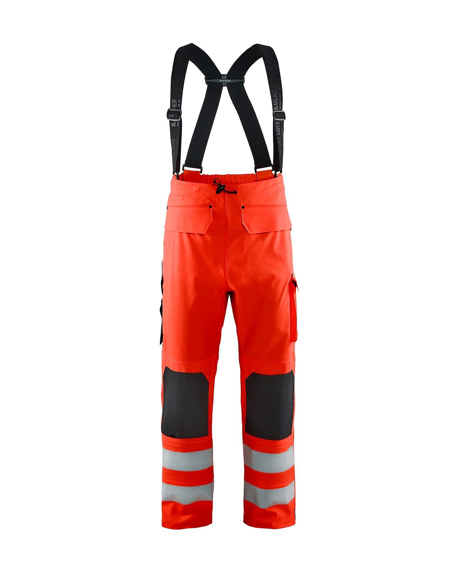 Blaklader 1302 hi-vis rain trousers - mens (13022003) Hi-vis red M