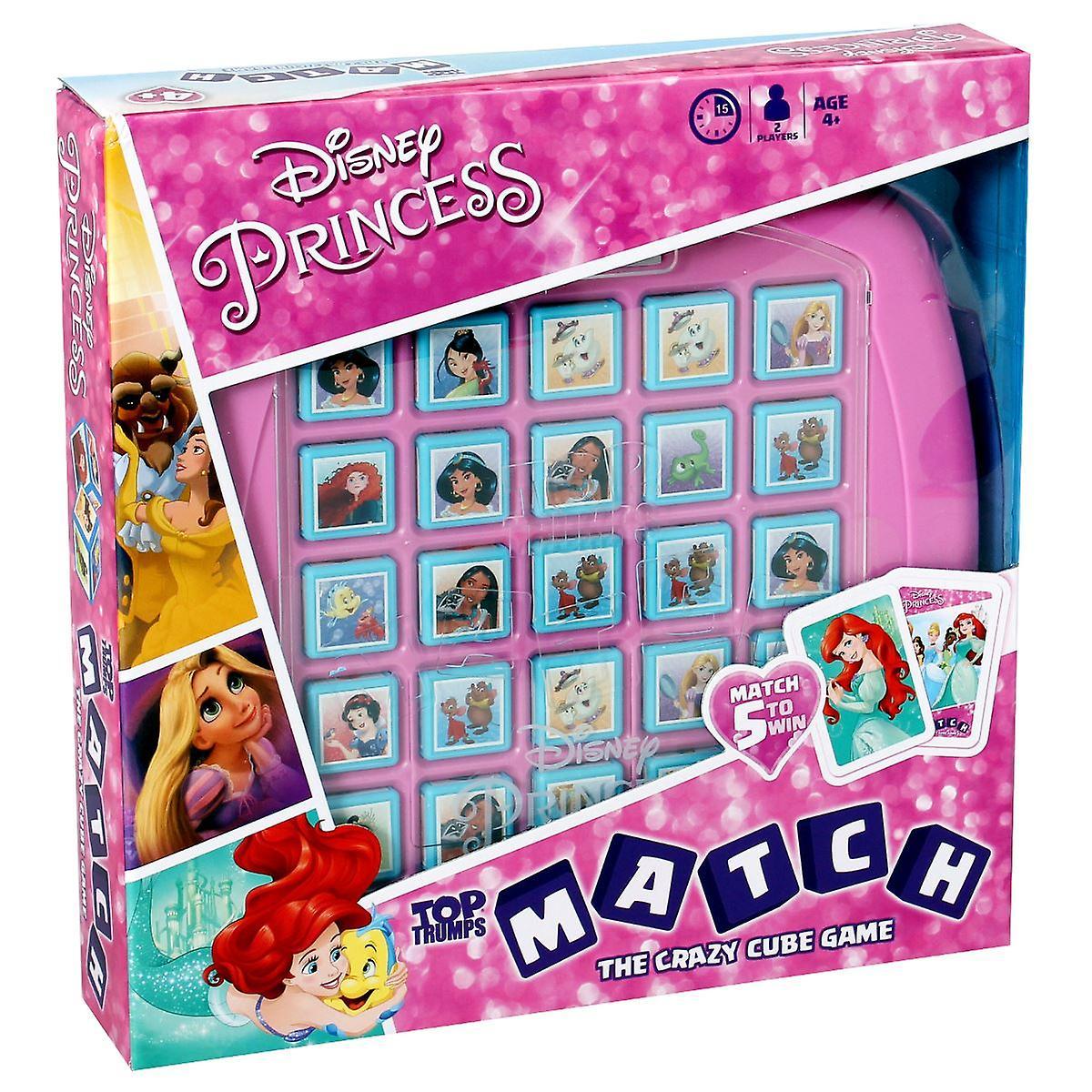 Disney Princess Top Trumps Match - The Crazy Cube Game