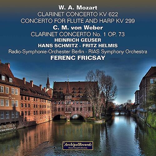 Archipel Mozart / Fricsay - Klarinettenkonzert Flotenkonz  [COMPACT DISCS] USA import