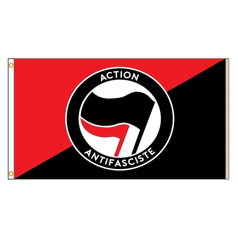 Scitoo 90x150cm  Antifascist Action Flag Antiracism Flag F4 60 x 90cm