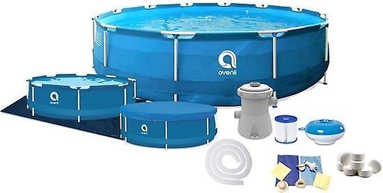 Viking Choice Avenli Steel Pro swimming pool 305 x 76 cm - complete set with pump Blue