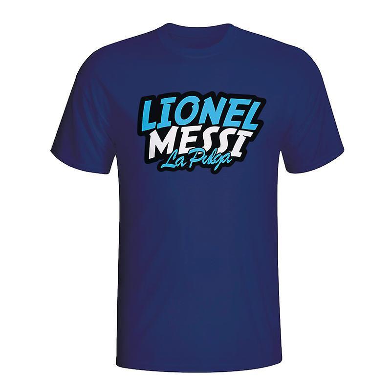 Gildan Lionel Messi Comic Book T-shirt (navy) - Kids LB (9-11 Years)