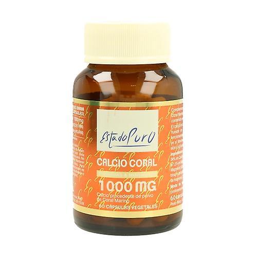 Estado Puro Coral Calcium 1000mg 60 vegetable capsules of 695mg