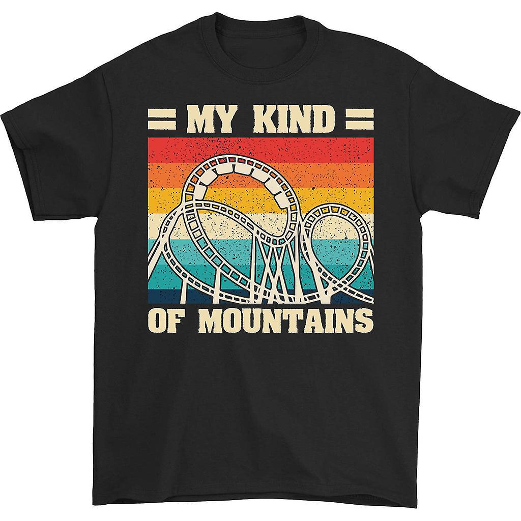 HISHARK My kind of mountains t-shirt Black XXL