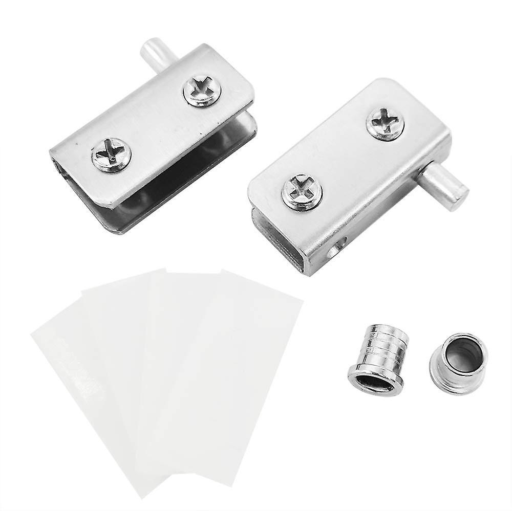 Vonkayi 2 Pairs Glass Door Pivot Hinge for Free Swinging Glass Doors, 40x20x13mm Stainless Steel  Door Pivot Hinge