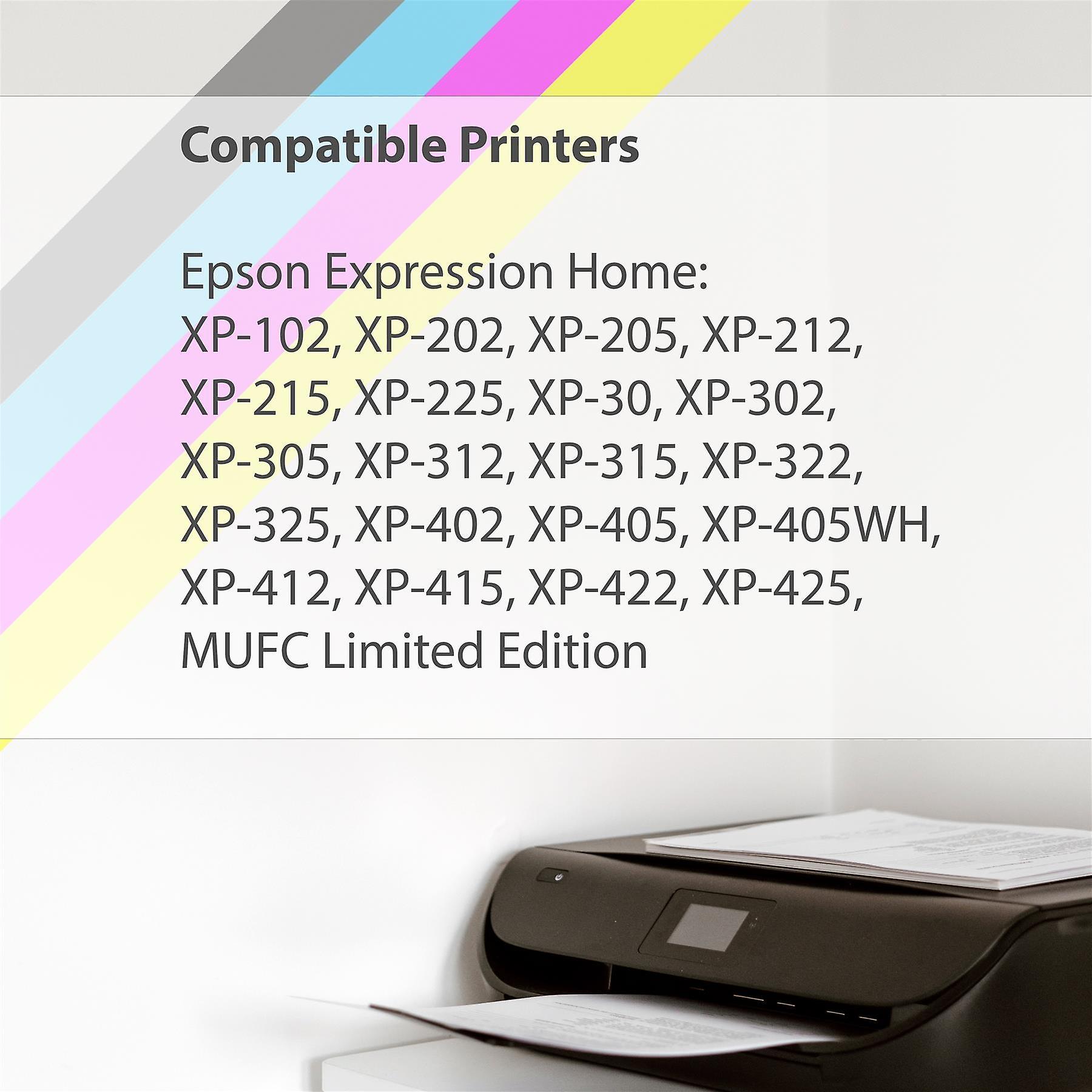 4 Cyan Ink Cartridges to replace Epson T1812 (18XL Series) Compatible/non-OEM from Go Inks