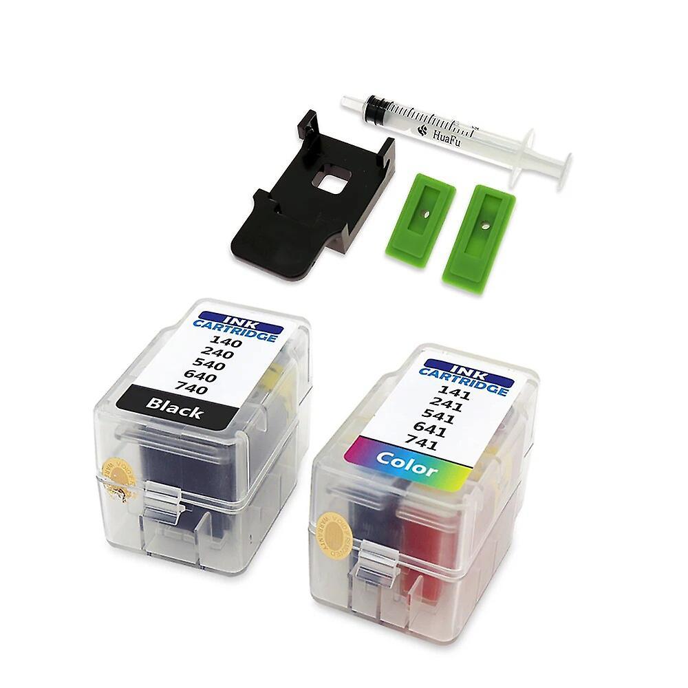 Jiechannel Cartridge refill kit for canon 540 541 740 741 ink cartridge for canon MG2110 MG3220 MX371 MX391 MG3570 ES00 ES10 ES18 ES68 ink