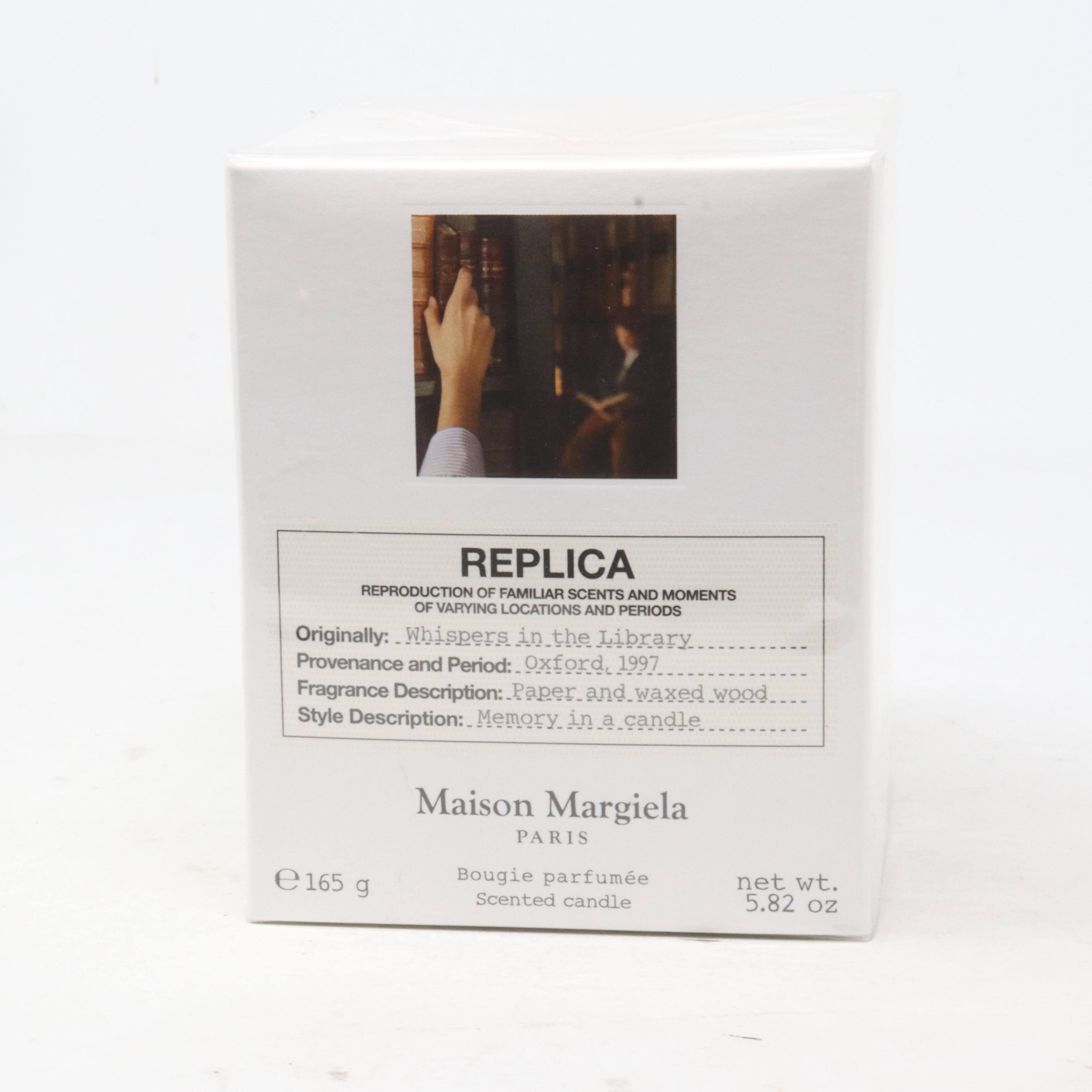 Maison Margiela Whisper In The Library Scented Candle  5.82oz/165g New With Box 5.82 oz