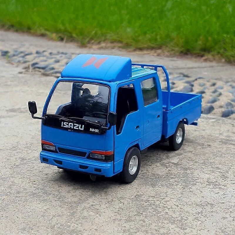 Redkid 1:32 ISUZU NHR Alloy Car Model Diecast Metal Dump Truck Vehicles Model Simulation Sound and Light Collection Childrens Toys Gift Blue