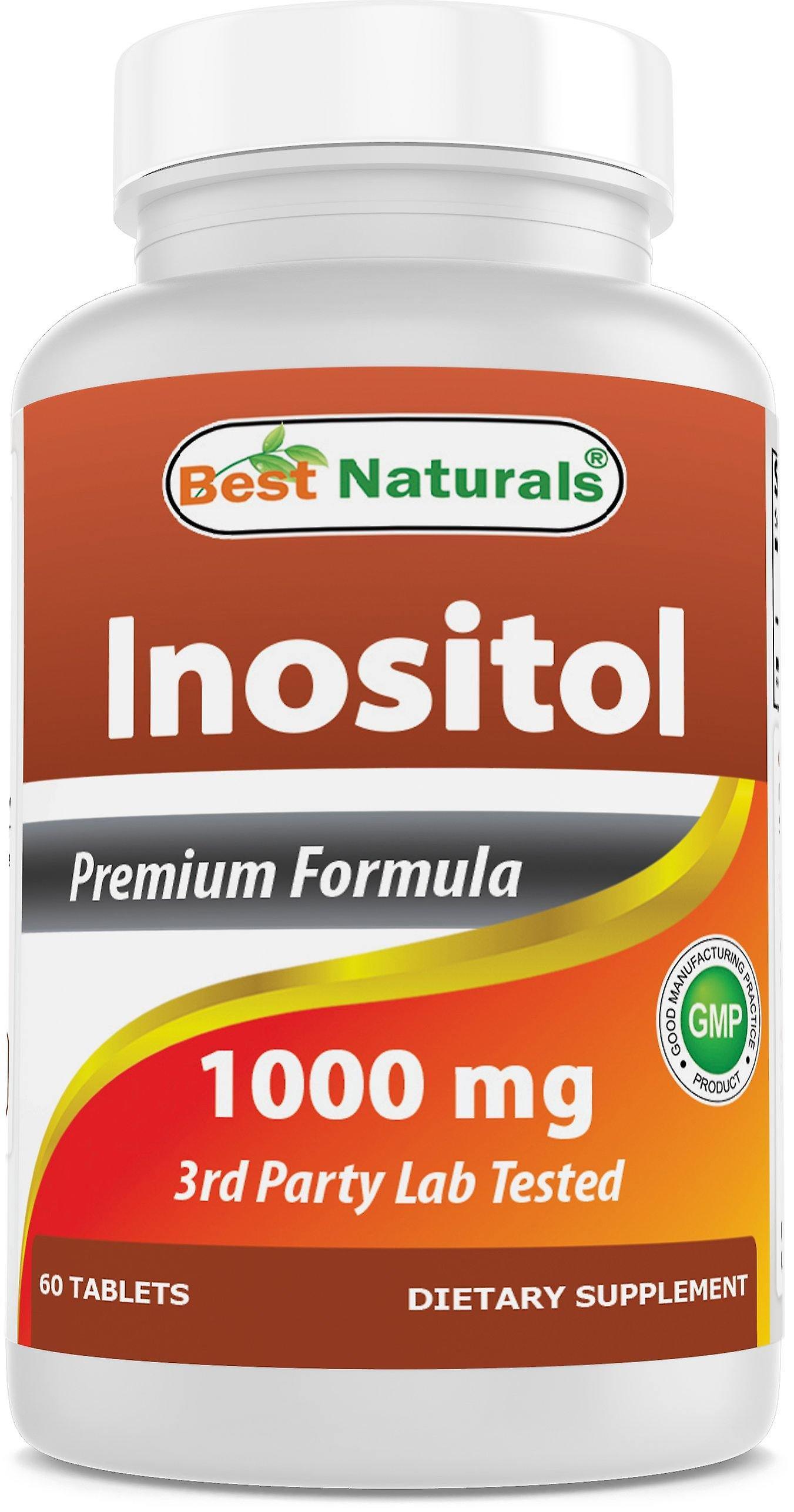 Best naturals inositol 1000 mg 60 tablets